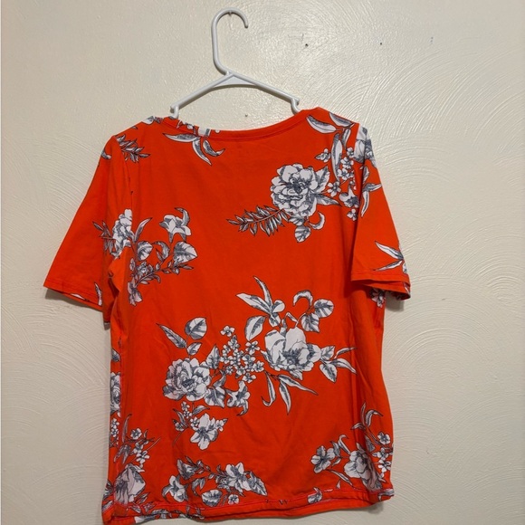 Talbots Orange Boxy Short Sleeve Tee - Picture 7 of 7